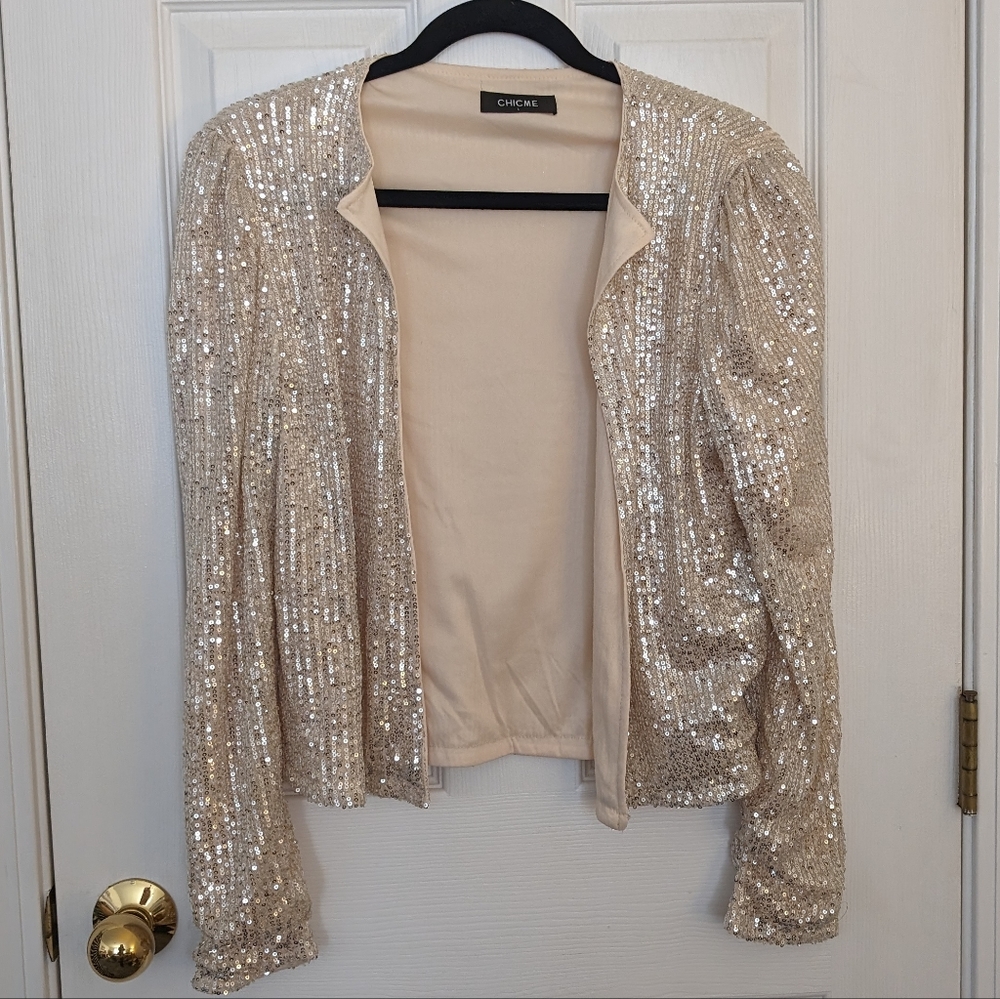 Chicme sequin top L (6-8)